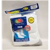 Image 1 : WHITE CREW SOCKS 12-16 SIZE 6-PACK FRUIT OF