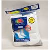 Image 1 : WHITE CREW SOCKS 12-16 SIZE 6-PACK FRUIT OF