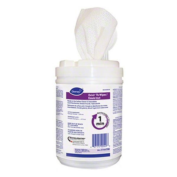 BRAND NEW BOTTLE OF DIVERSEY OXIVIR TB WIPES