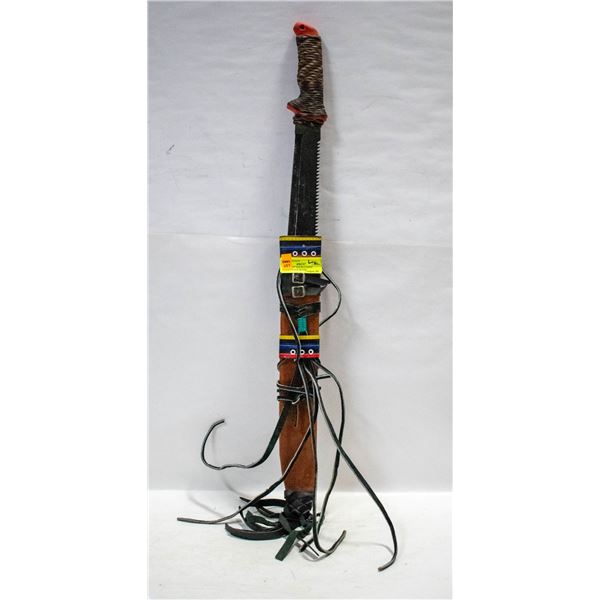 PURSUIT 19" DOUBLE-SIDED MACHETE/SAW BLADE