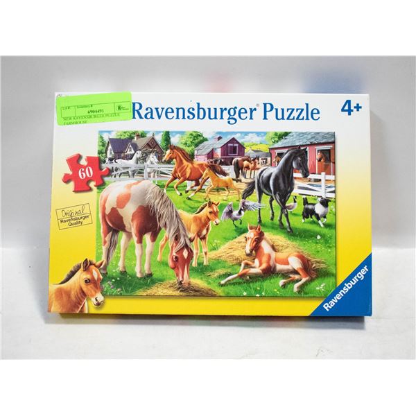 NEW RAVENSBURGER PUZZLE FARMHOUSE