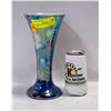 ANTIQUE ENGLISH IRIDESCENT VASE