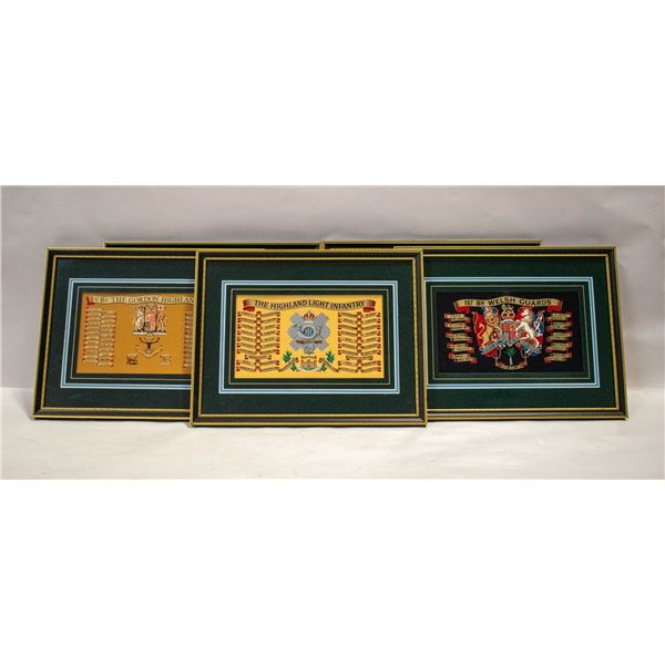 FRAMED MILITARY MEMORABILIA