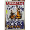 Image 1 : METAL PORCELAIN ENAMEL SIGN "A PROPOSAL