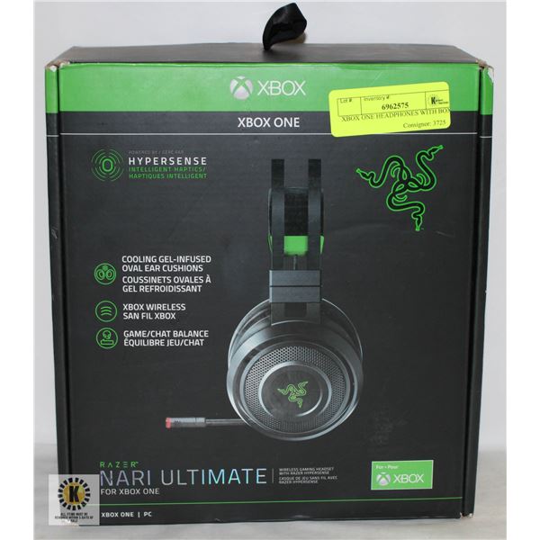 XBOX ONE HEADPHONES WITH BOX