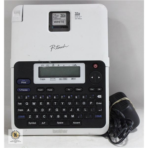 P-TOUCH PORTABLE PRINTER / LABELMAKER, TESTED