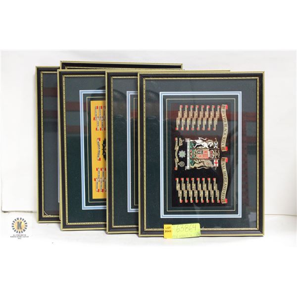 FRAMED MILITARY MEMORABILIA