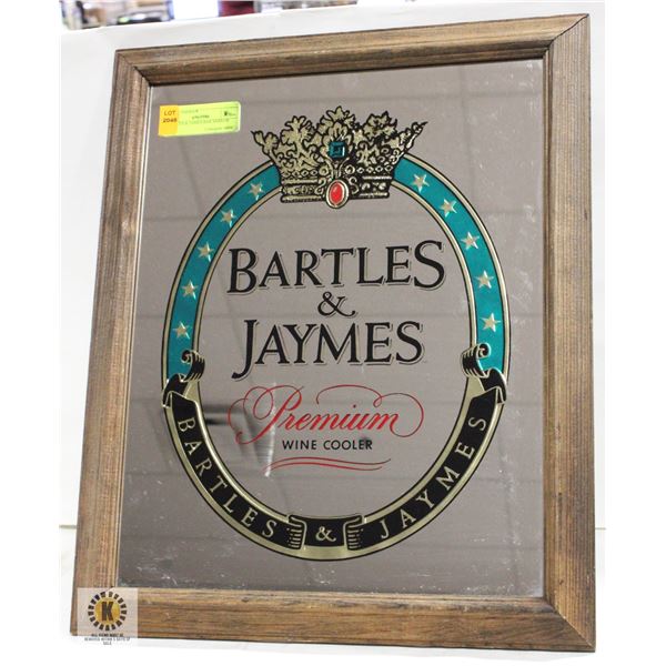 BARTLES & JAMES BAR MIRROR