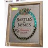 Image 1 : BARTLES & JAMES BAR MIRROR