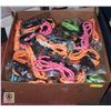 Image 1 : BOX ROPE LEASHES = 100 VARIOUS COLORS WITH SWIVEL