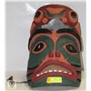 Image 1 : VINTAGE FIRST NATION DANCING MASK 19" (48 CM)
