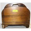 Image 1 : ANTIQUE WOOD MAGAZINE STAND-ESTATE