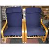 Image 1 : 2 EURPOPEAN STYLE LOUNGE CHAIRS