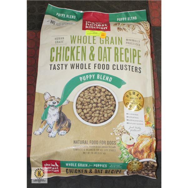 NEW 20LB PUPPY DOG FOOD- THE HONEST