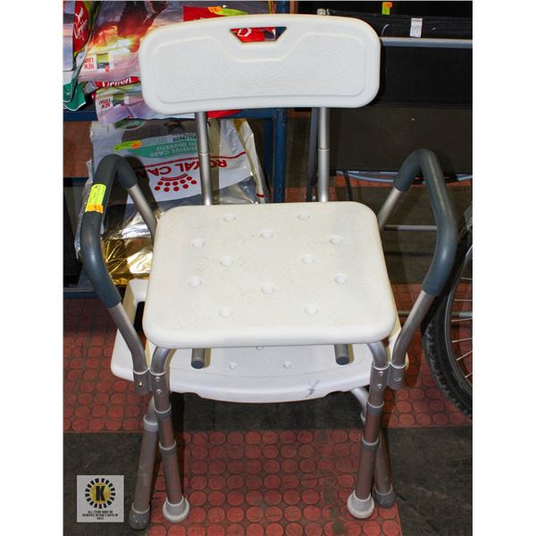 SHOWER STOOL AND CHAIR BOTH WITH