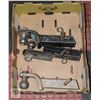 Image 1 : BOX W/ 3 TRAILER BALL HITCHES. 1 7/8" AND 2".