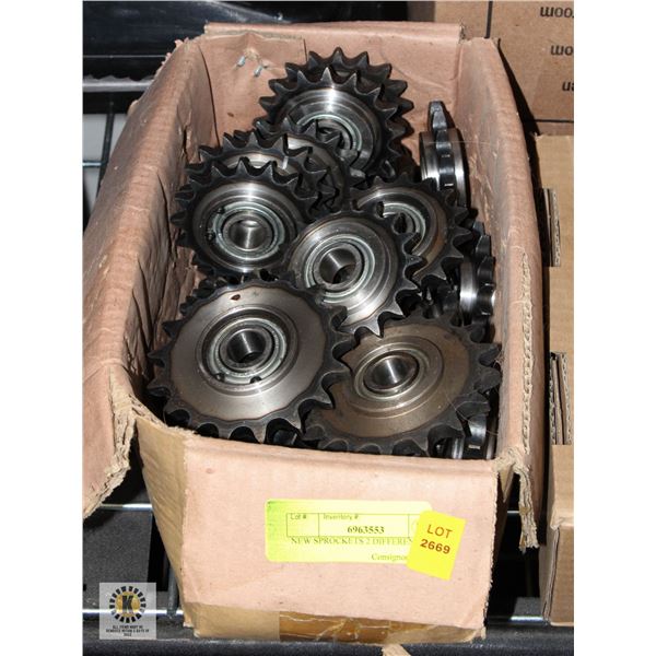 NEW SPROCKETS 2 DIFFERENT SIZES