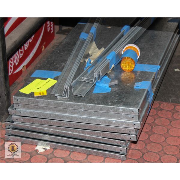 METAL SHELF UNNASSEMBLED