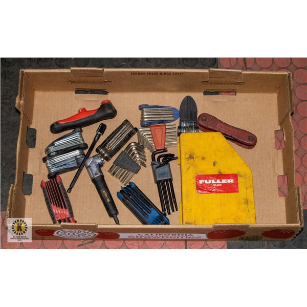 FLAT WITH FULLER SAE & METRIC 30-PIECE ALLEN