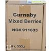 NEW CASE OF CARNABY MIXED BERRIES GUMMY CANDIES
