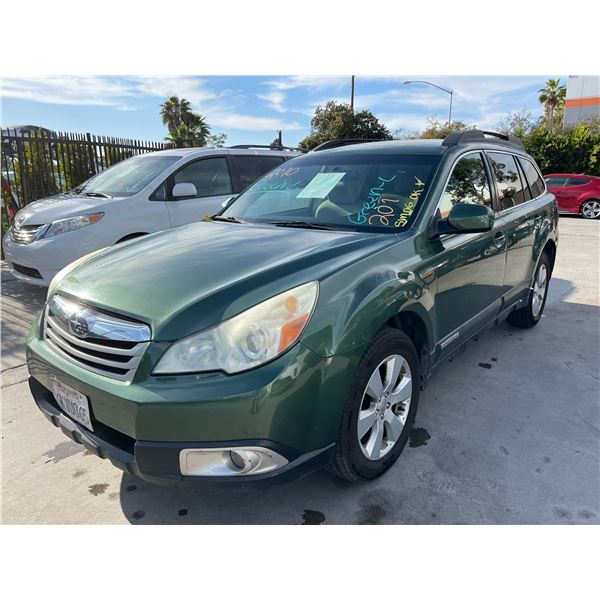 SUBA OUTBACK 2010 APPT/DUP-T SMOG