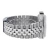 Image 3 : Rolex Mens Stainless Steel Diamond Lugs And Princess Cut Diamond Datejust Wristw