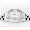 Image 9 : Rolex Ladies Quickset Stainless Steel White Roman Stainless Steel Diamond Bezel