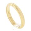 Image 6 : Unisex Classic 14k Yellow Gold Plain Dome Polished Stackable Wedding Band Ring