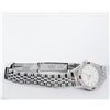 Image 5 : Rolex Ladies Quickset Stainless Steel Silver Index 18K White Gold Diamond & Ruby