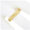 Image 3 : David Yurman 18K Yellow Gold 5mm Polished Braided Cable Stackable Band Ring