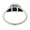 Image 6 : Antique Art Deco 14k White Gold Old European Cut Diamond Solitaire Promise Ring