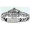 Image 5 : Rolex Ladies Quickset Stainless Steel Black Diamond 26MM Datejust Wristwatch