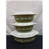 Image 1 : Vintage Pyrex Casserole Dishes With Lids