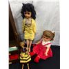 Image 2 : Doll Wardrobe Case With Assorted Vintage Dolls