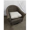 Image 1 : "Hampton Bay" Wicker Patio Chair
