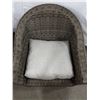 Image 2 : "Hampton Bay" Wicker Patio Chair