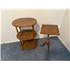 Image 2 : Two wooden plant stands