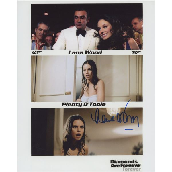 Diamonds Are Forever signed movie photo. JSA