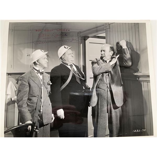 Laurel and Hardy signed photo