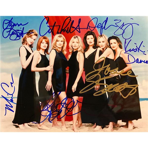 Melrose Place Cast Signed Photo