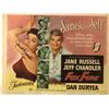 Foxfire Jane Russell signed lobby card