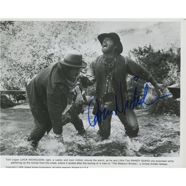 Jack Nicholson signed movie photo