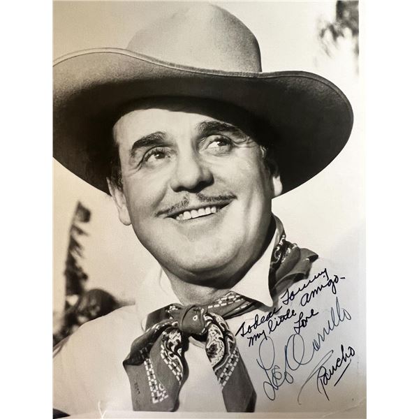 The Cisco Kid Leo Carrillo signed photo. GFA Authenticated