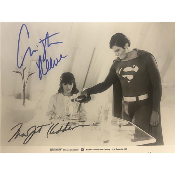 Superman II signed movie photo. GFA Authenticated