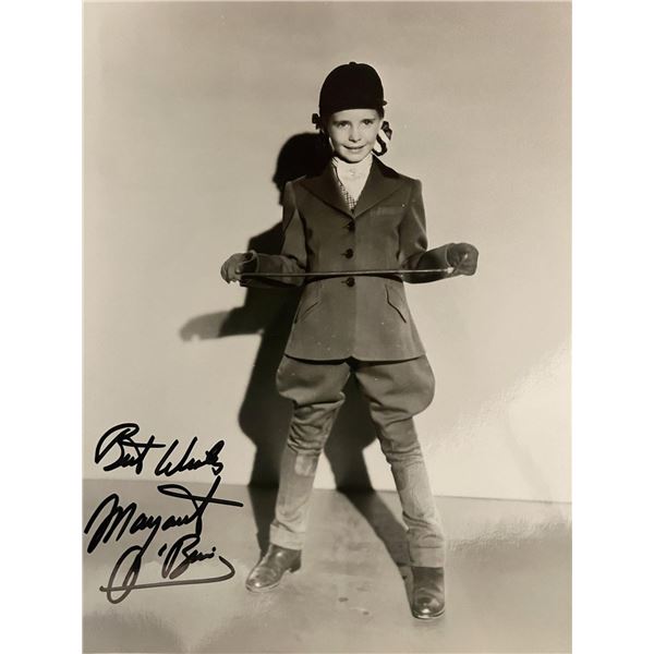 Margaret O'Brien signed photo