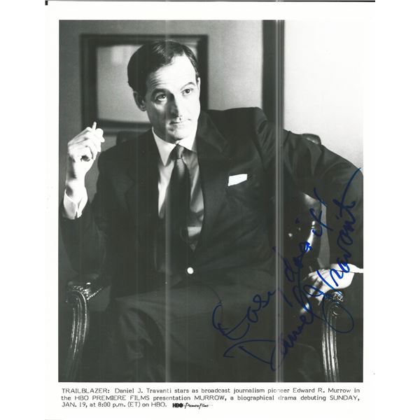 Hill Street Blues Murrow Daniel J. Travanti Signed Movie Photo