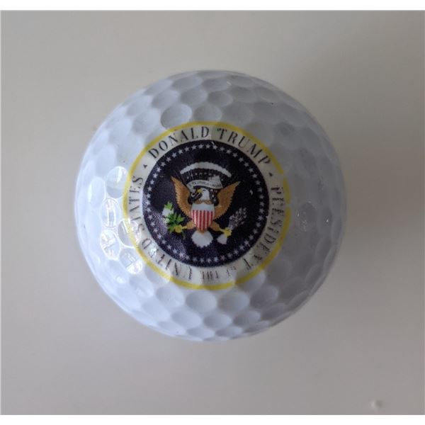 Donald Trump Presidential Seal Golf Ball