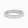 Image 1 : Gold & Lab Oval Diamond 5.00 Cts Eternity Ring