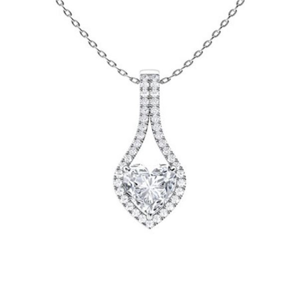 Gold & White Diamonds 3 Cts Necklace - E/VVS