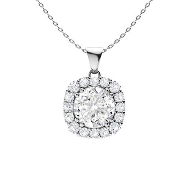 Gold & White Diamonds 2.50 Cts Necklace - E/VVS